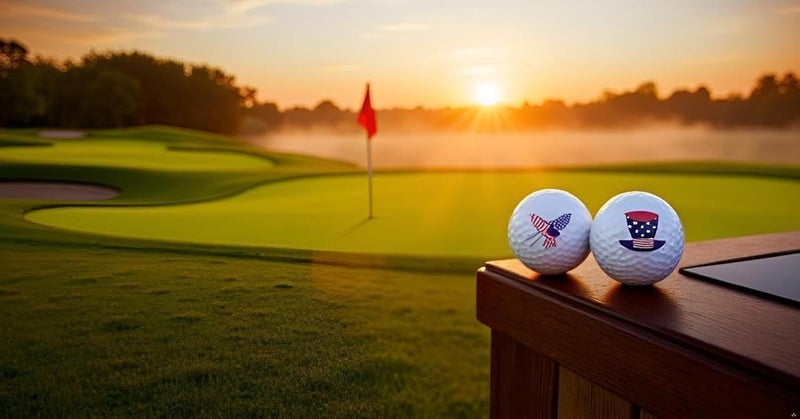 Lightahead USGolfer – Set of 12 Unique Emoticon Fun Putting Practice Golf Balls, Randomly Selected from Listing Images – Novelty Golf Gift - Image 4
